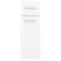 NNEVL Apothekerschrank Weiß 20x45,5x60 cm Spanplatte