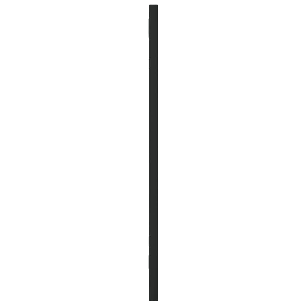 NNEVL Wandspiegel Schwarz 20x50cm Rechteckig Eisen - Moderner Spiegel