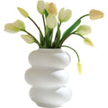Ceramic Spiral Vase Flower Holder