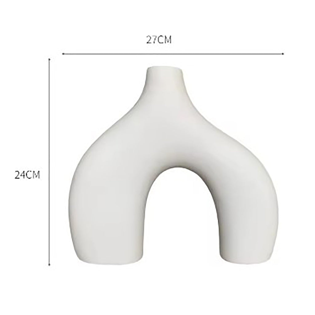 Arch Vase-White