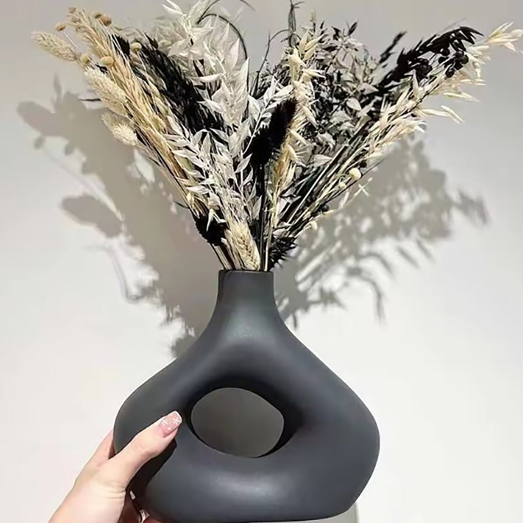 Cutout Vase-Black