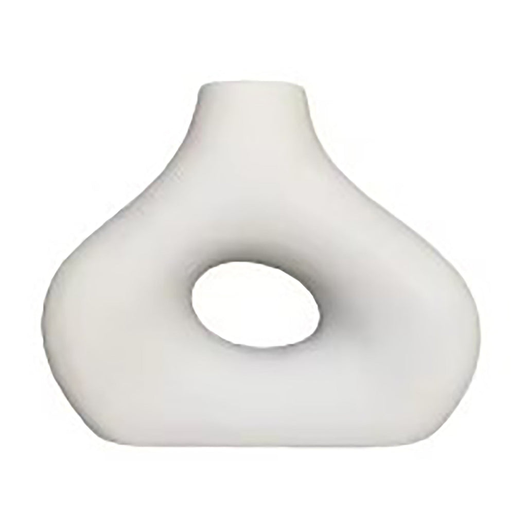 Cutout Vase-White