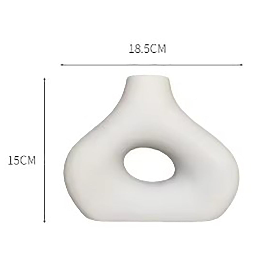 Cutout Vase-White