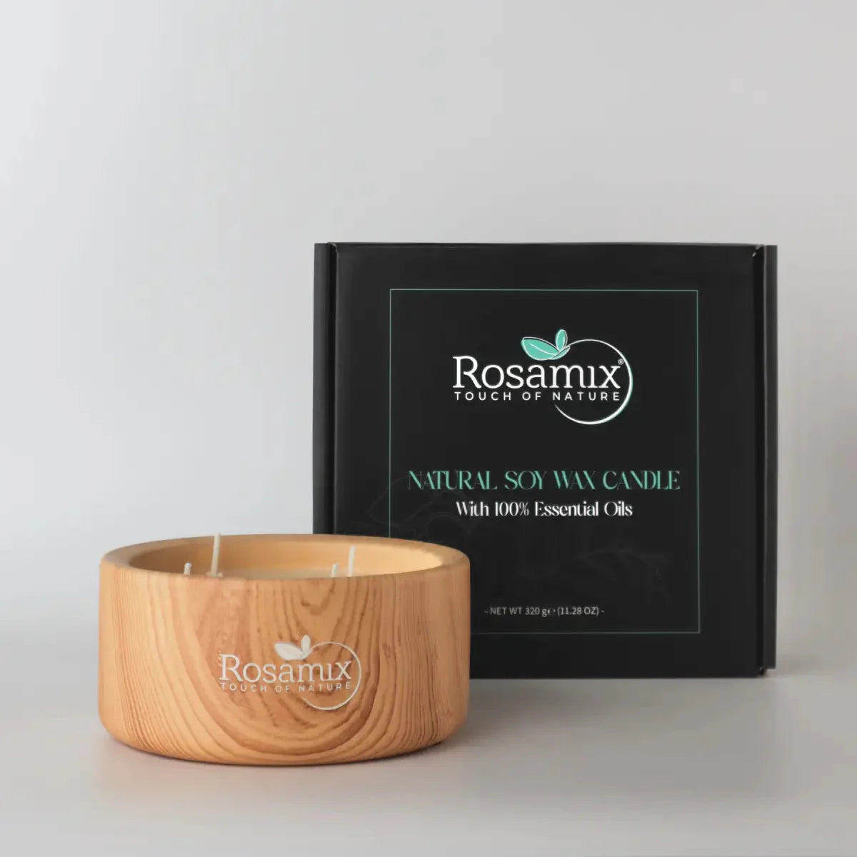 Meditation Sojawachskerze (320g Kerze)