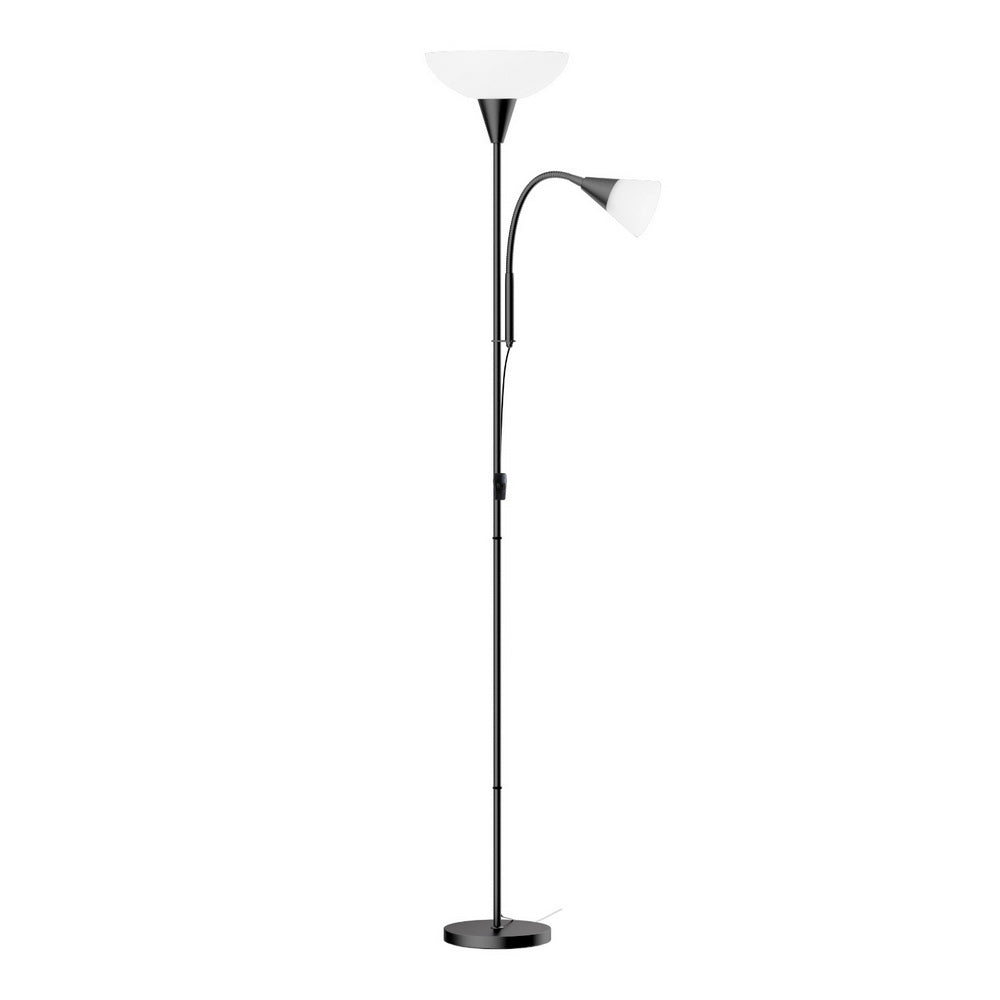 NNEDSZ Stehlampe Mutter & Kind Schwarz - Moderne Leselampe für Wohnzimmer & Büro