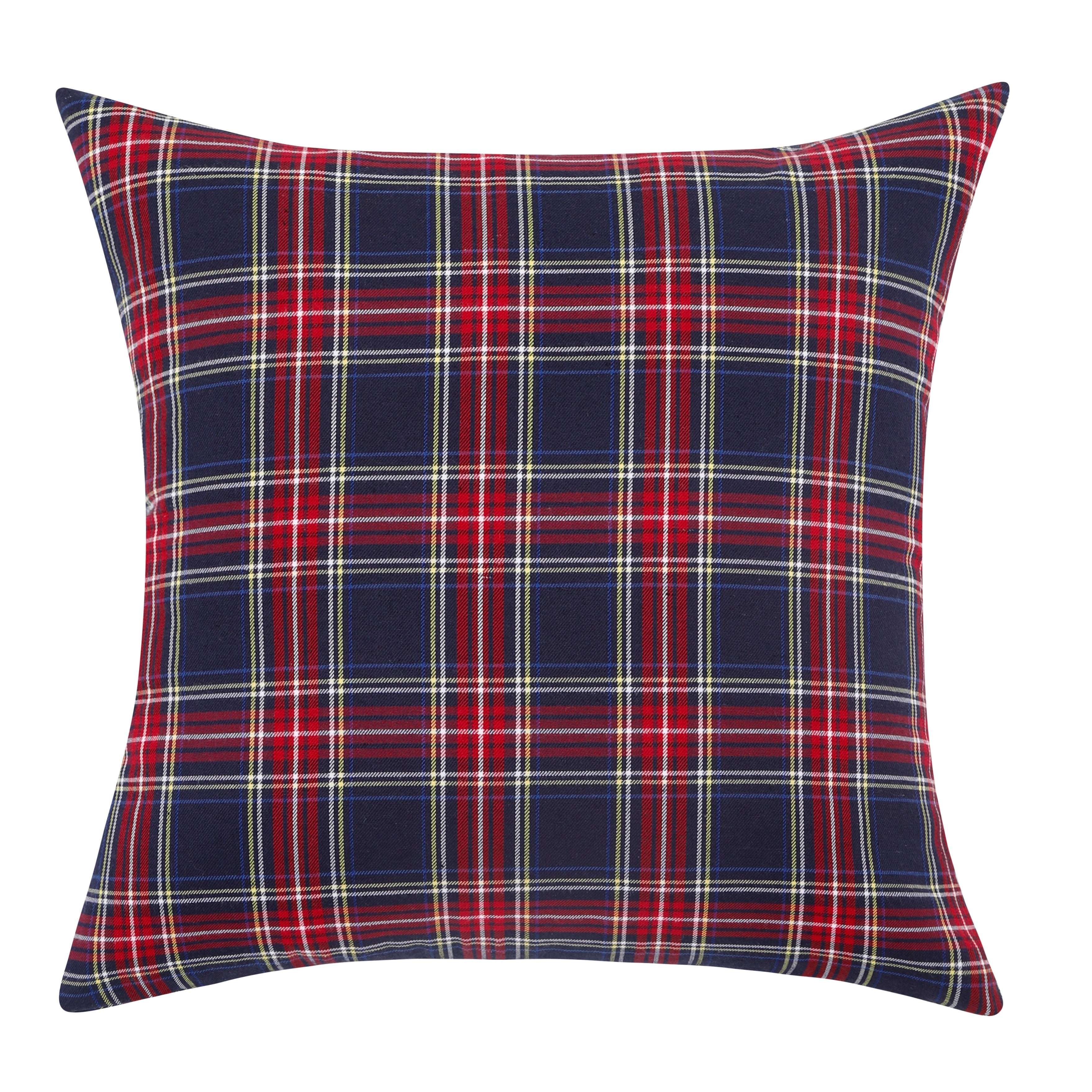 Polyester Baumwolle Tartan Karo Kissenbezug 45x45 cm - Mehrere Designs
