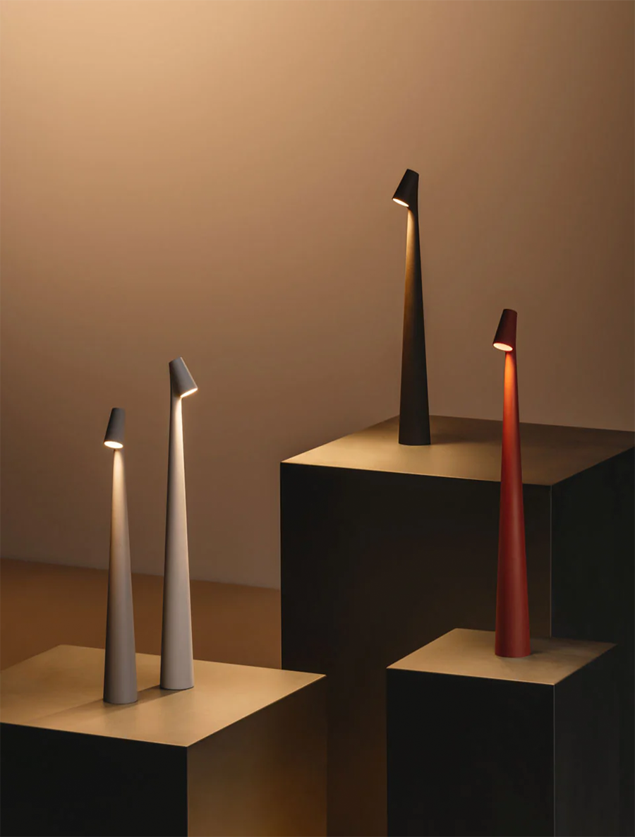 Nordic Tragbare Lampe - Moderne Skulptur-Leuchte Afrika Design
