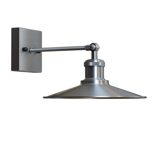 Wandlampe Satin Nickel - Elegante Wandleuchte für Wohnzimmer & Flur