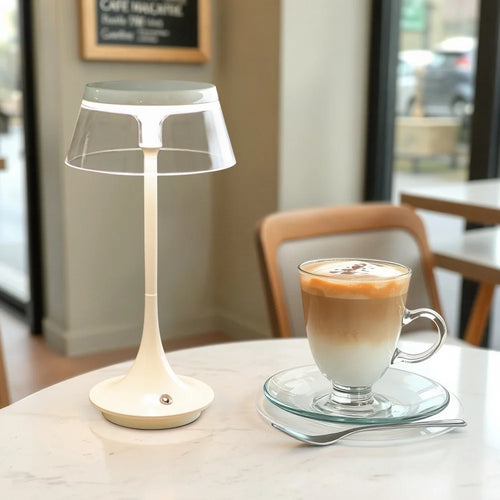 10.5" H Nightstand Lamp 3-Color Light Dimmable