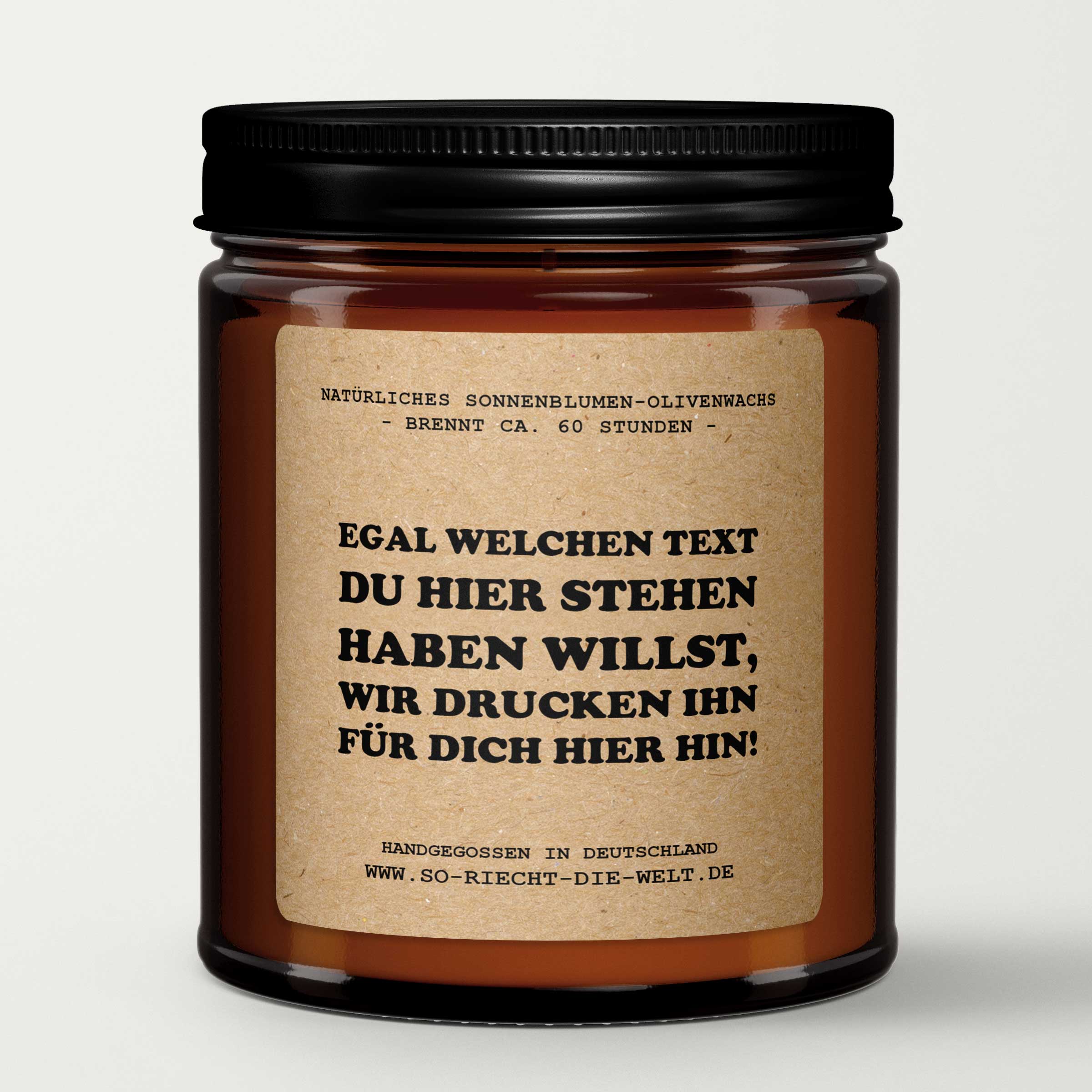 Egal welcher Text, wir drucken ihn, Geschenkkerze, personalisierte Kerze, personalisiertes Geschenk, personalisiertes Hochzeitsgeschenk, individuelle Kerzen, eigene Kerzen herstellen, Duftkerzen