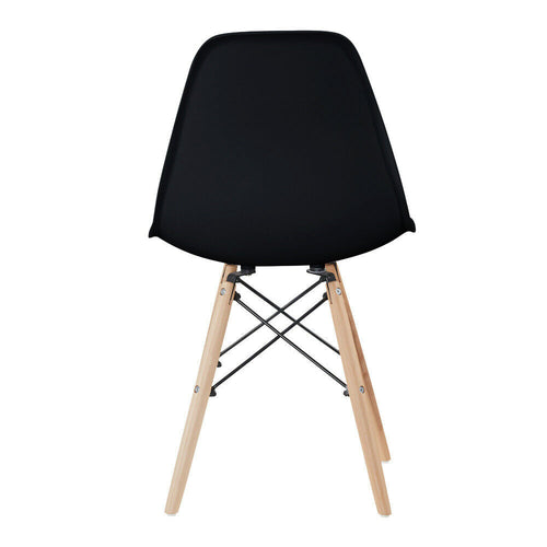 4 db modern étkezőszék, 4 színben-fekete