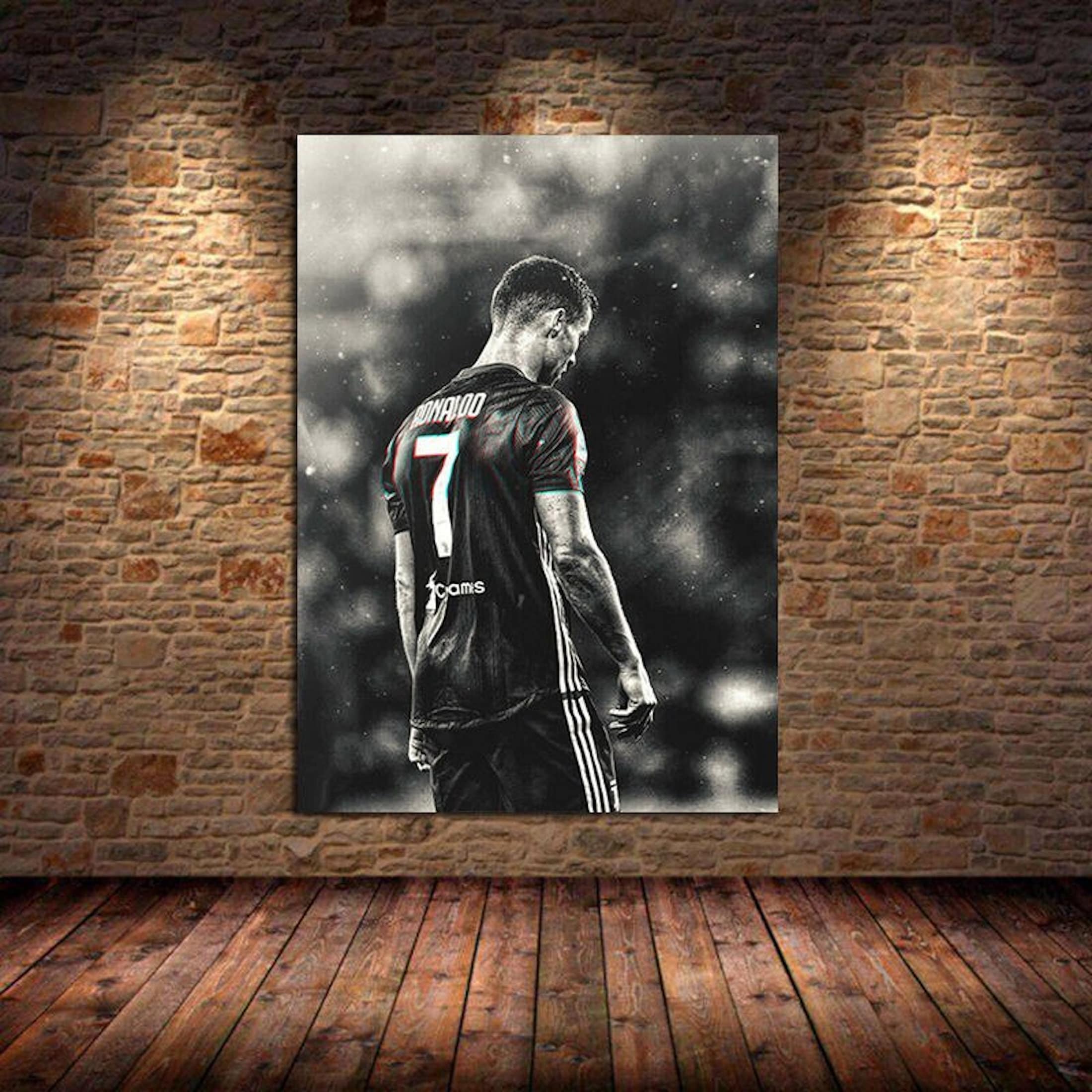 Poster Fußball Lionel Messi und andere Spieler als Deko Print ohne Rahmen