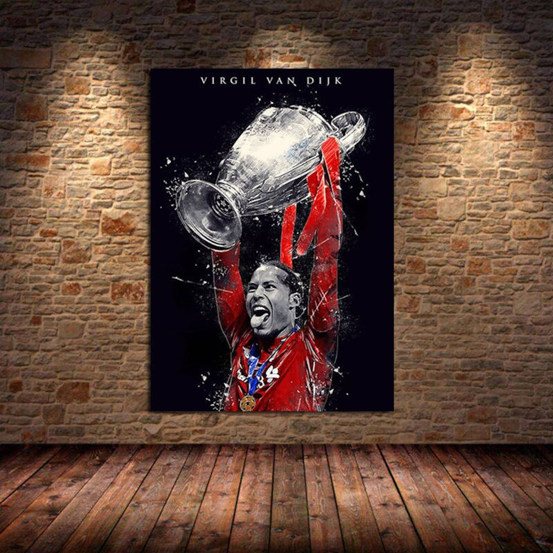 Poster Fußball Lionel Messi und andere Spieler als Deko Print ohne Rahmen