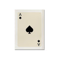 Poster Poker Ass Karte I Dame Karte I Glücks Karte I Deko Print ohne Rahmen