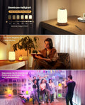 NNETM LED Touch Nachttischlampe Tragbar - Dimmbare Tischlampe für Schlafzimmer