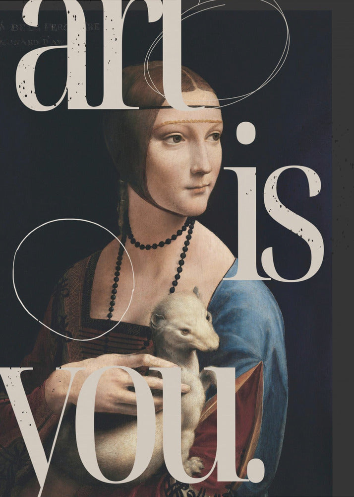 Wandkunst Art is you. von The Art Concept - Leinwanddruck