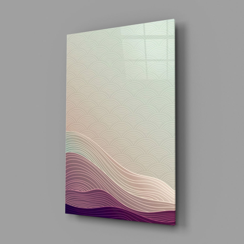 Abstract Art Glass Wall Art